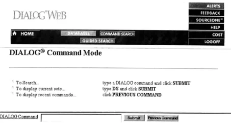 Figure 2 Command searching