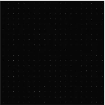 Figure 8. Results obtained by the DAE PSF modelling method in dataset7 and dataset8. Images in the first row are original PSFs, images in the second row show noisy images with λ = 0.0005 and images in the third row show PSFs obtained by the DAE-based PSF m