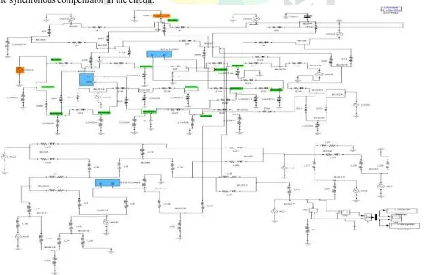 Figure 2 IEEE Fifty bus system with STATCOM 