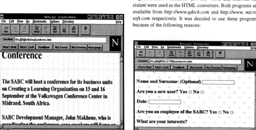 Figure 3 Feedback form