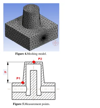Figure 4.Meshing model. 