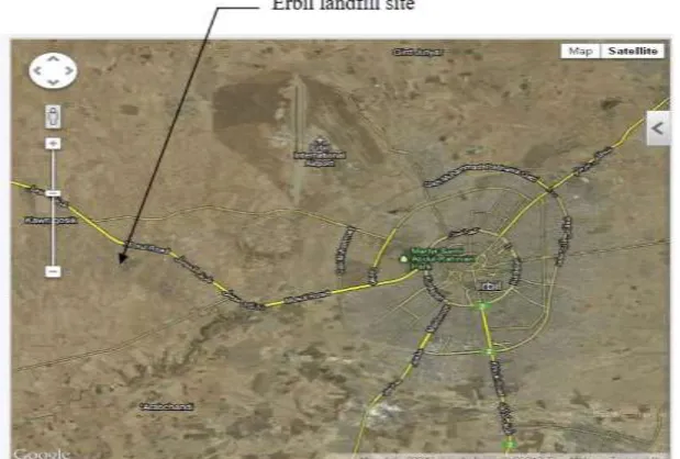 Figure 2. Erbil landfill site. 