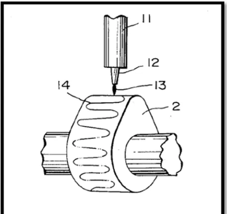 Figure 1.1: A schematic perspective view showing a manner of a remelting treatment to 