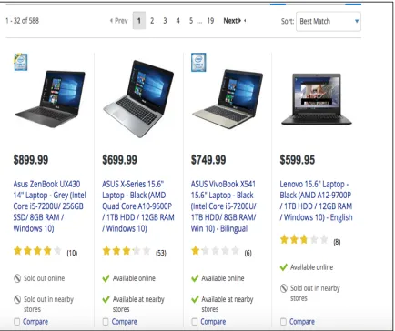 Figure 1: Example input web page 