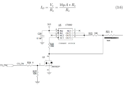 Figure 3.10: Current Supply Schematic