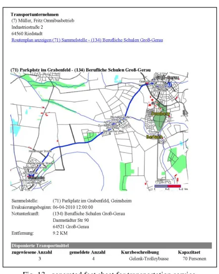 Fig. 11.  email notification and web form to report resources 