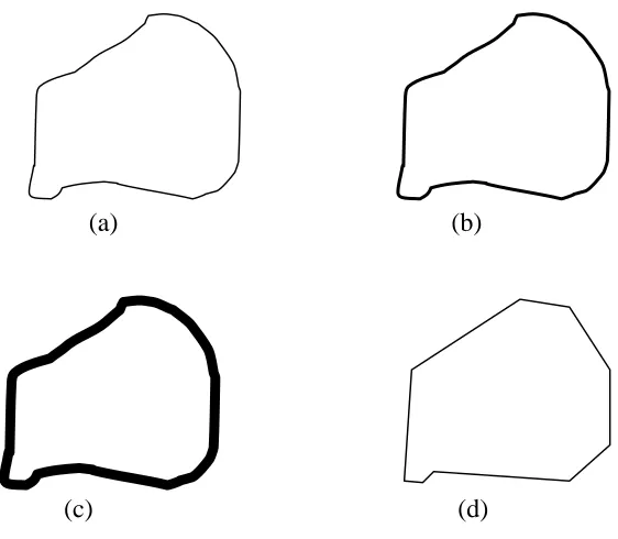 Figure 2.3: Origami world ‘W-folded paper’ line drawing  Kanade (1980)