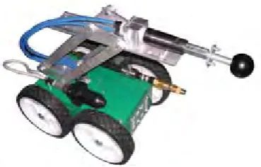 Figure 2.6: DuctCleaner Robot uses wheels to move around (LIFA AIR, 2008).  