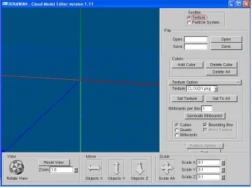 Figure 4.3: Snapshot of Cloud Macrostructure Editor 