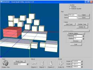 Figure 4.4: Using 17 cubes for clouds apparent shape 