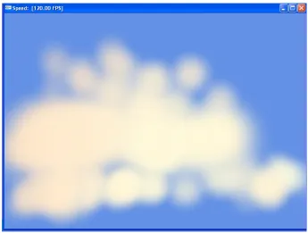 Figure 4.6: Using 23 cubes for clouds apparent shape 