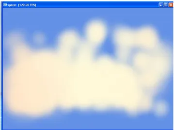 Figure 4.7: Cloud modeled with 615 particles 