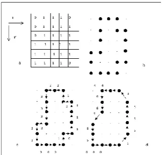 Figure 6:  Direction and number assign of the shape 