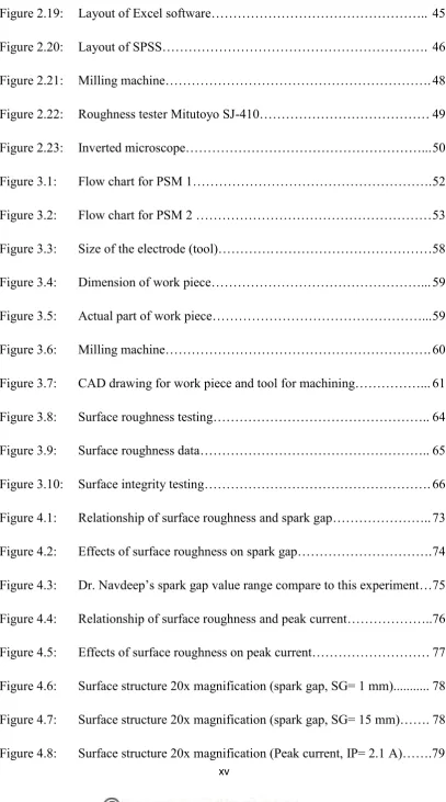 Figure 2.19:  Layout of Excel software………………………………………….. 45 