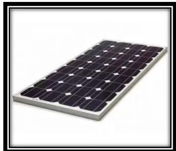 Figure 2.4: Monocrystalline Silicon Solar Cell  
