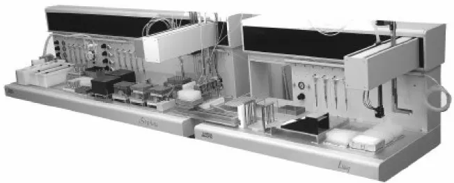 Figure 3.26. The Sophas HTC automatic parallel synthesizer  (photo: www.zinsser-analytic.com) 