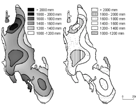 Fig 12.  Visualising the classification: phenomena (left) or data (right).