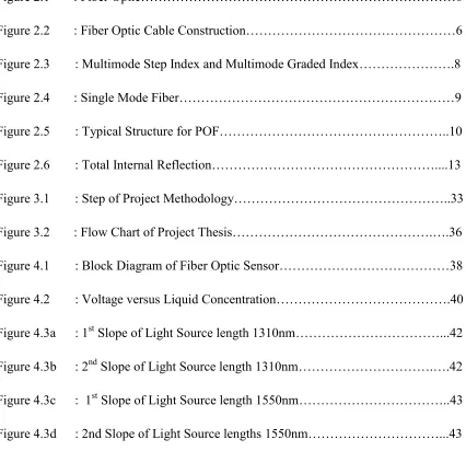 Figure 2.1 : Fiber Optic………………………………………………………………6 