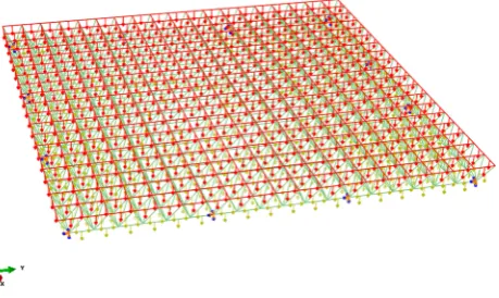 Fig. 3  Gravity load applied on the structure