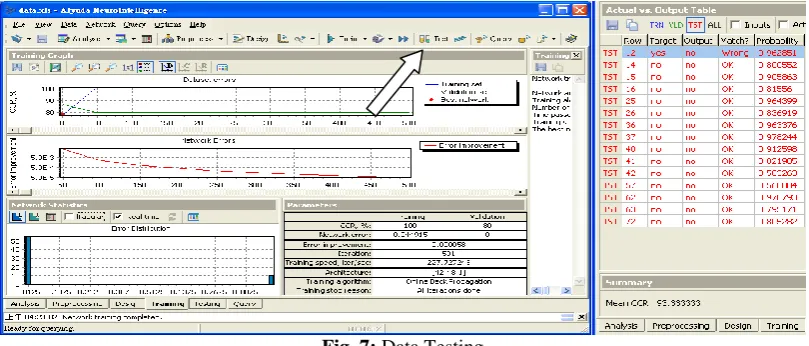 Fig. 6: Data Training 