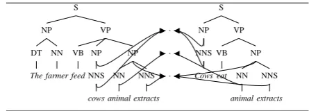 Figure 2: A sample pair seen as a graph