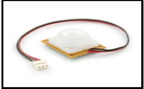 Figure 2.0: PIR Motion Sensor (S. Panchal & M. Patel  et al. 2012). 