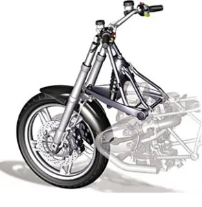 Figure 1.15: Telelever suspension.