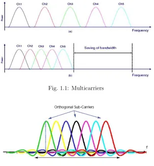 Fig. 1.1: Multicarriers