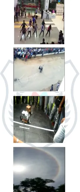 Fig. 4 Three different video for watermarking algorithm Rhino.avi (upper), coastguard.avi (middle) and akiyo.avi (lower)  