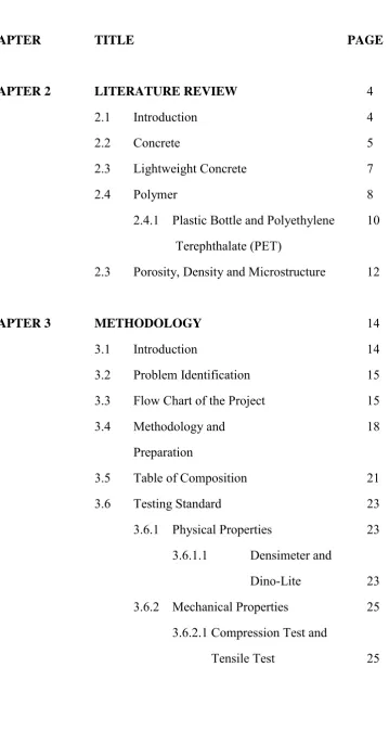 Table of Composition  
