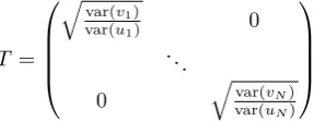 Figure 3-d shows that some improvements on the previousmethod have been achieved. However, by the iterative natureof the Cholesky decomposition, the way the colour channelsare ordered has actually an inﬂuence on the form of thetransformation.As shown on Figure 4-d and Figure 4-e,