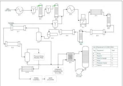 Figure 1.1: PFD of HMU draw using Edraw Max (trial version) 
