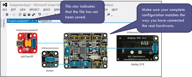 Figure 9: Locating the Program.vb tab 