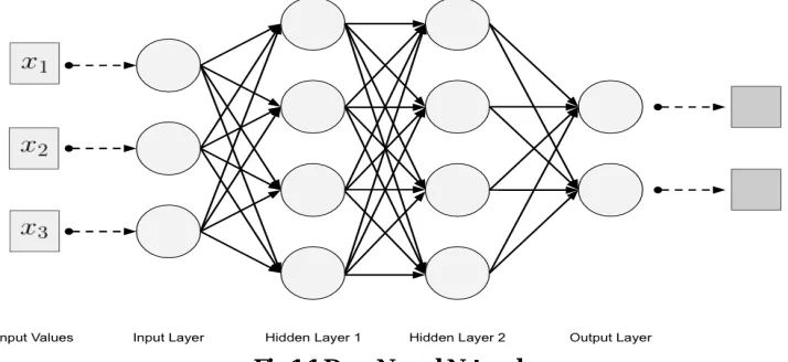 Fig 1.1 Deep Neural Network  