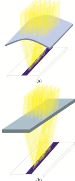 Fig. 1. Line-focus concentrating Fresnel PV module.  