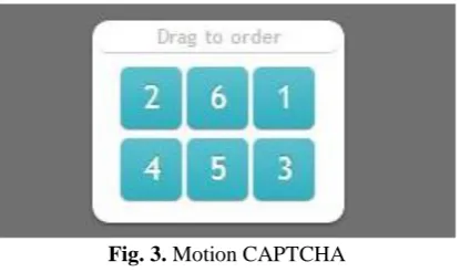 Fig. 3. Motion CAPTCHA 