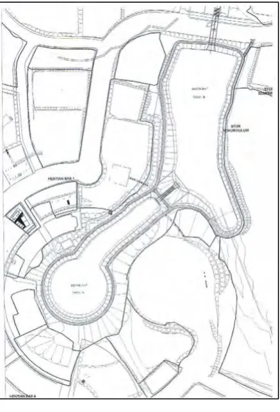 Figure 1.1: Map of Tasik UTeM 