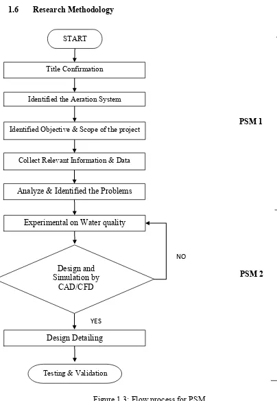 Figure 1.3: Flow process for PSM 