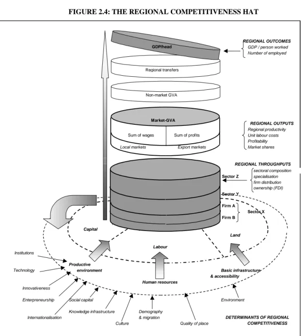 FIGURE 2.4: THE REGIONAL COMPETITIVENESS HAT 