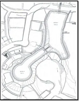 Figure 1.1: Map of UTeM’s lake 