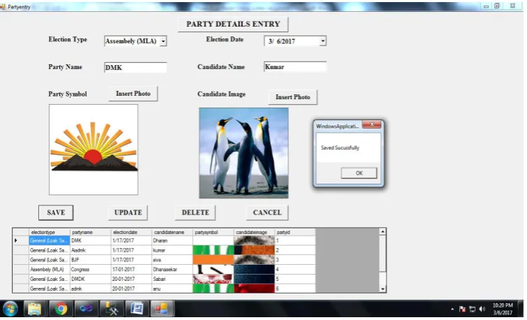Figure 2.2 Voter details form 