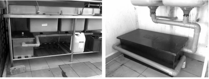 Figure 1: Example of Existing Grease Trap (Source: Lakasa, 2006) 