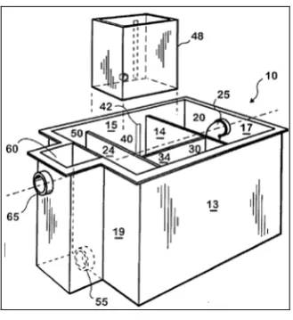 Figure 5: Grease Trap (Source: US 5,993,646, 1999) 