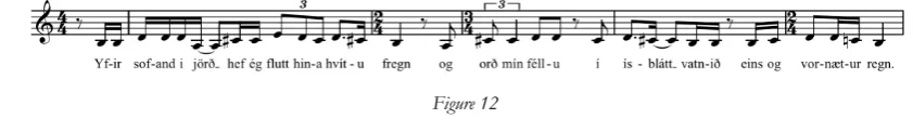 Figure 11 Her training and experience with traditionally scored operas prompted her to count out the beats in the 