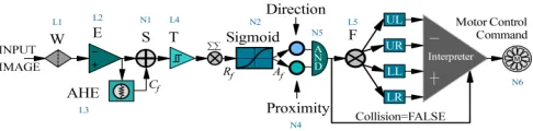 Fig. 1. Schematic illustration of Furcated Luminance-Difference Processing(FLDP) model