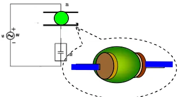 Fig. 1. The Schematic of measurement system to investigate the electrical  properties of Garut citrus fruit