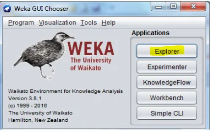 Fig. 3. WEKA explorer. 