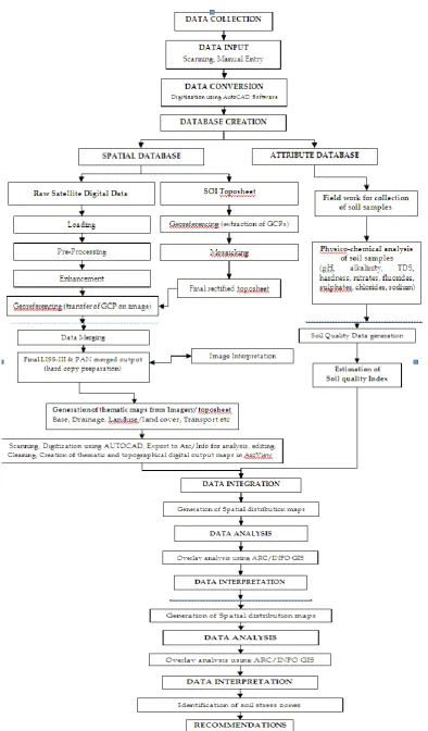 Figure 1:                             Flow chart showing the methodology adopted for the present study 