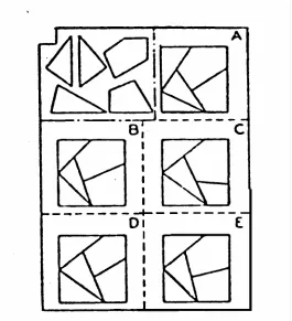 Figure 2.1.   Revised Minnesota Paper Form Board Test  