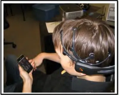 Figure 2.3: Neruophone System for Brain-mobile Interface (Mukerjee,TR2010-666) 